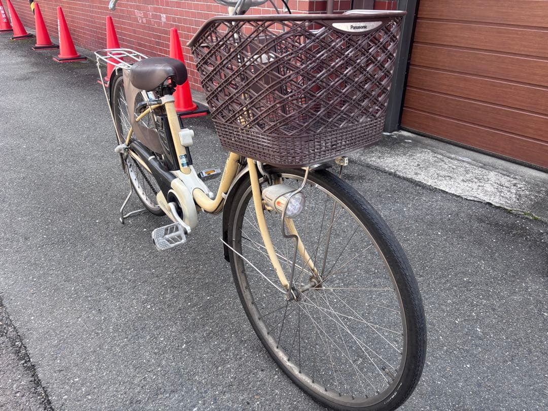 Panasonic 電動アシスト自転車 クリーム色