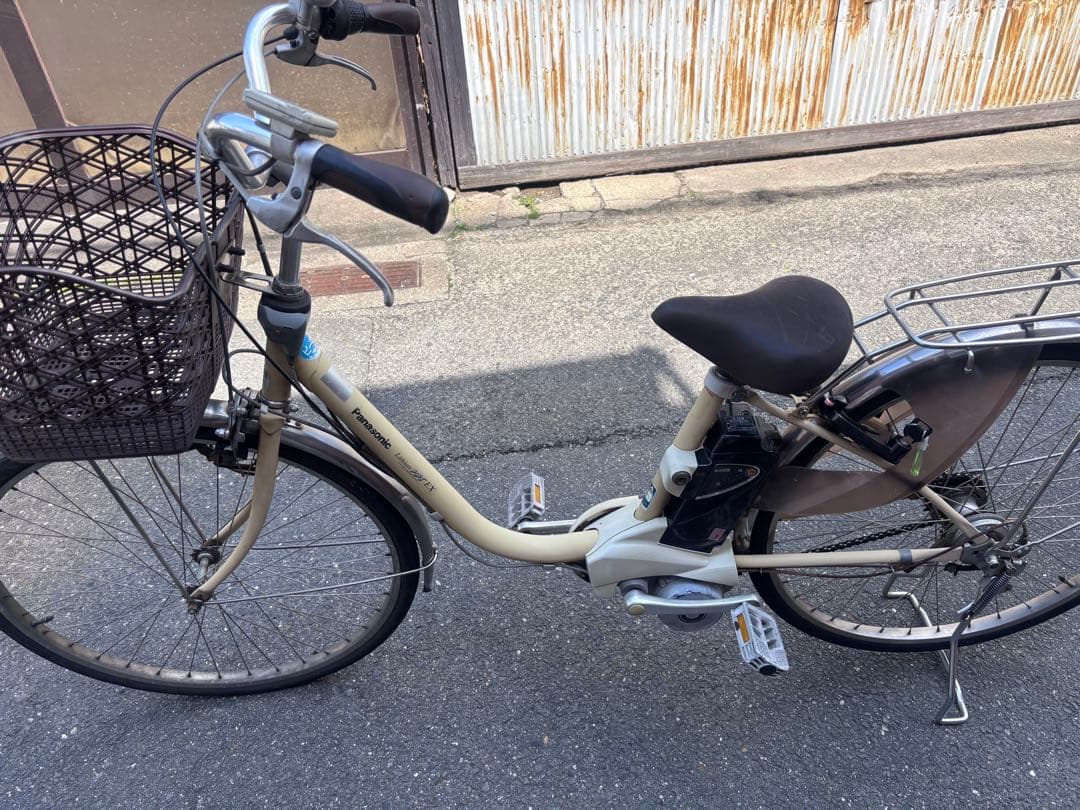Panasonic 電動アシスト自転車 クリーム色