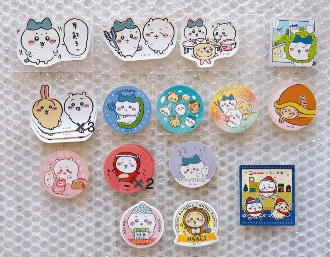 ちいかわ ステッカー カード セット ちいかわ ハチワレ うさぎ 62点