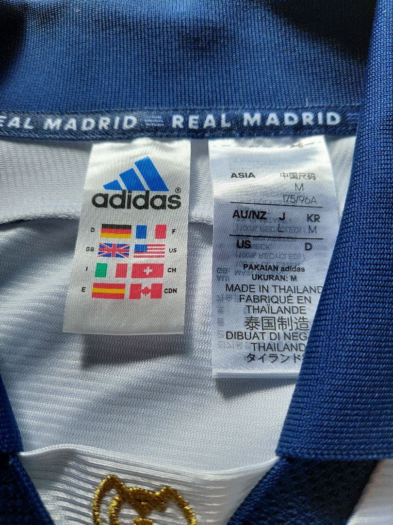 再出品　Real Madrid adidas ポロシャツ Mサイズ