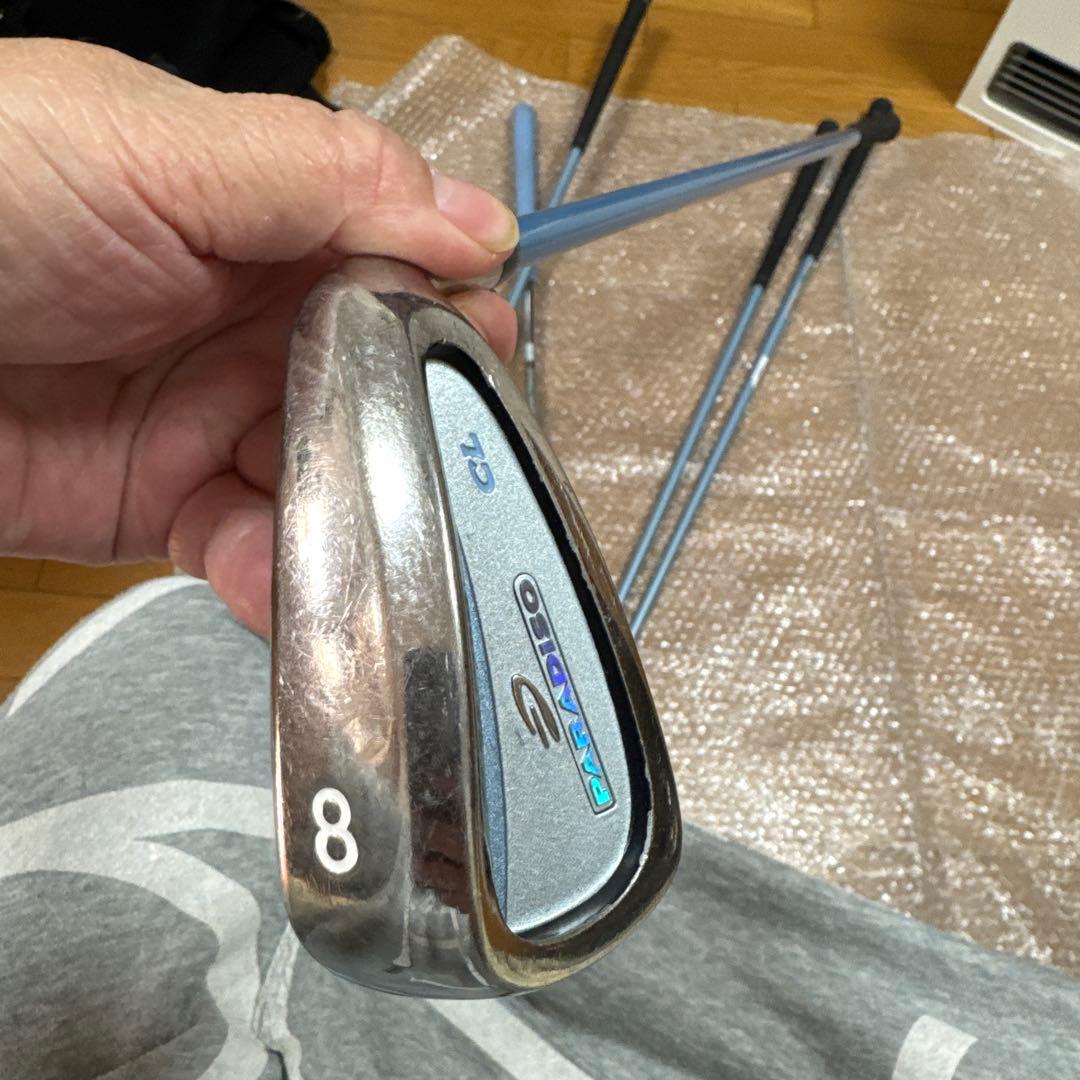 paradisoゴルフアイアン5本初心者向け中古品