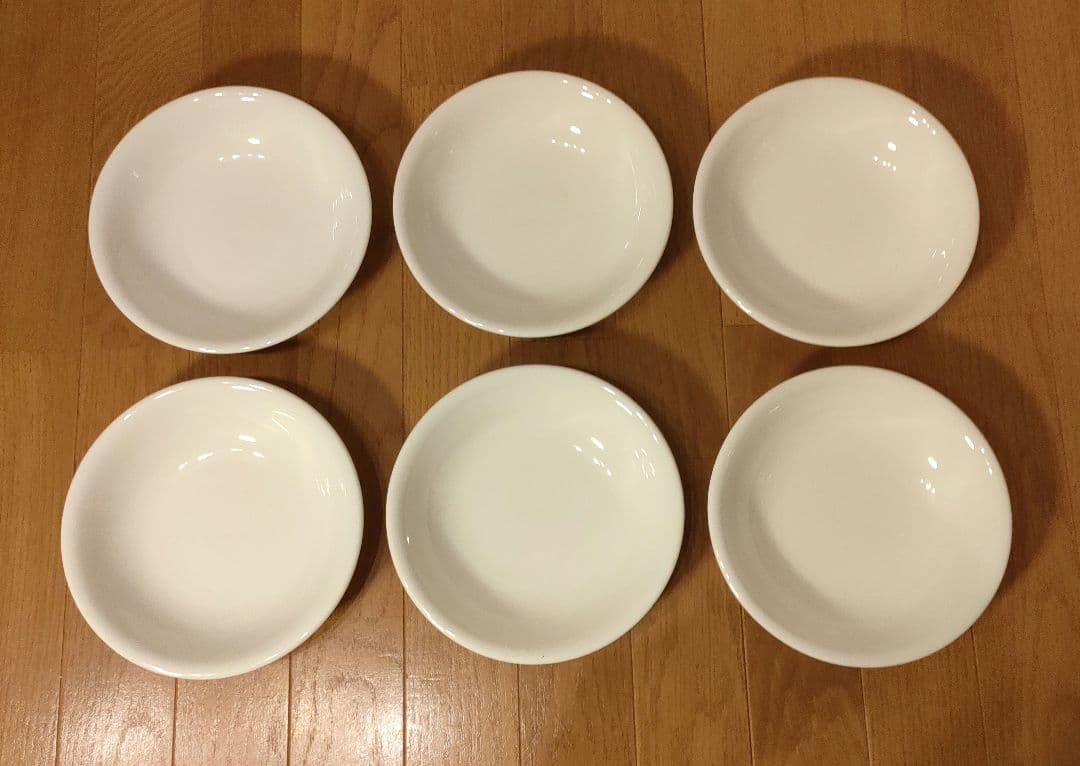 Noritake ノリタケ ホワイト 浅皿 6枚セット 約19cm ②