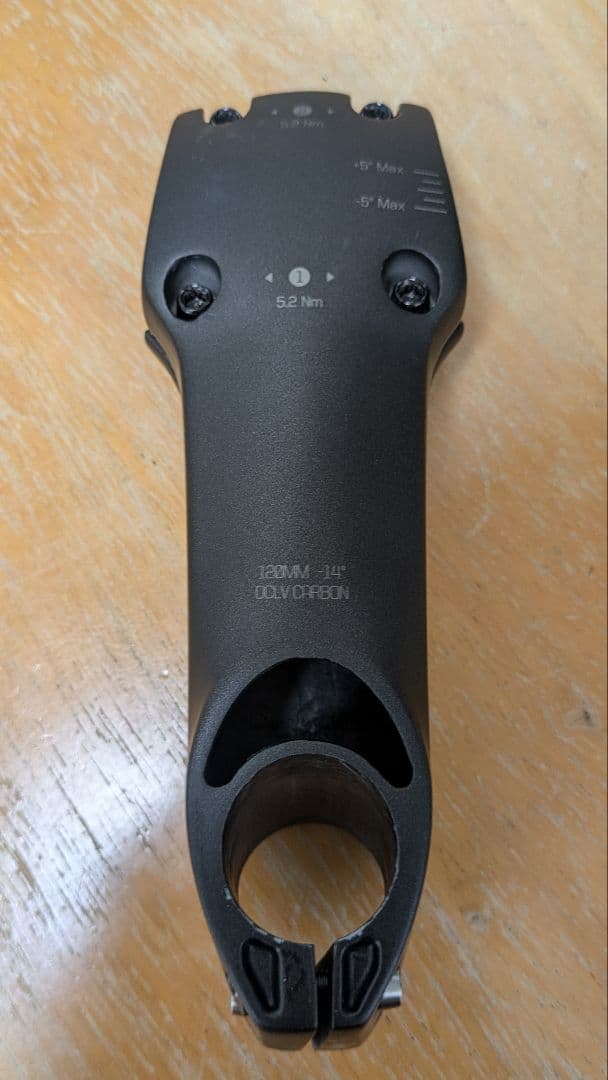 TREK MADONE SLR用 OCLVカーボンステム 120mm長、-14度