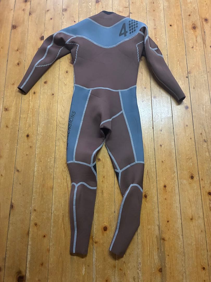 4D ウエットスーツ　フルスーツ2/2mm XL Wetsuit