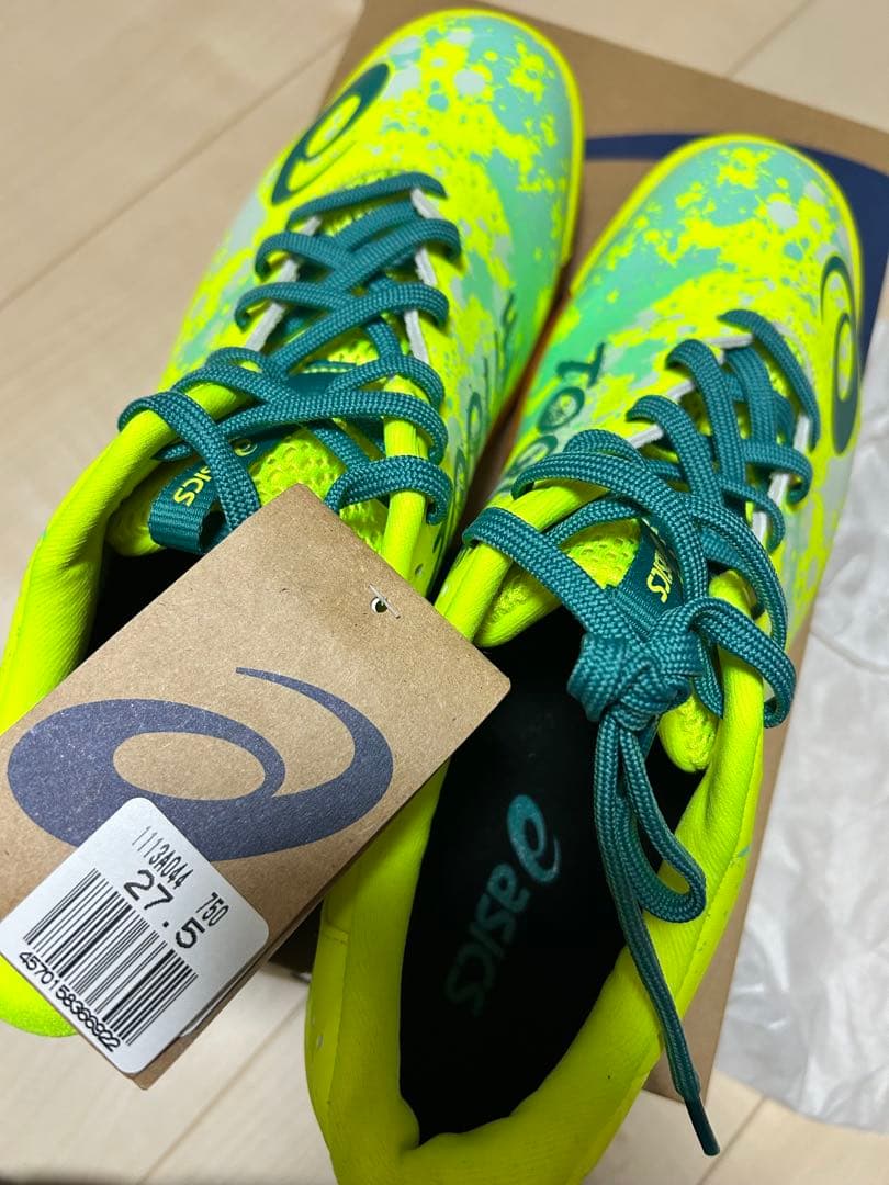 ASICS TOQUE サッカー　フットサルシューズ 27.5cm イエロー