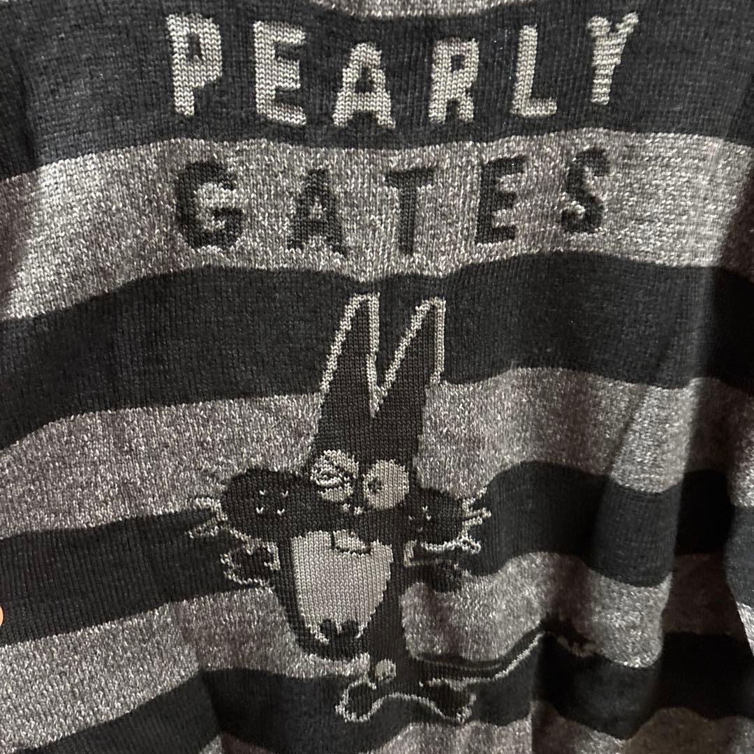 【ニャロメ】PEARLY GATES ストライプセーター サイズ6