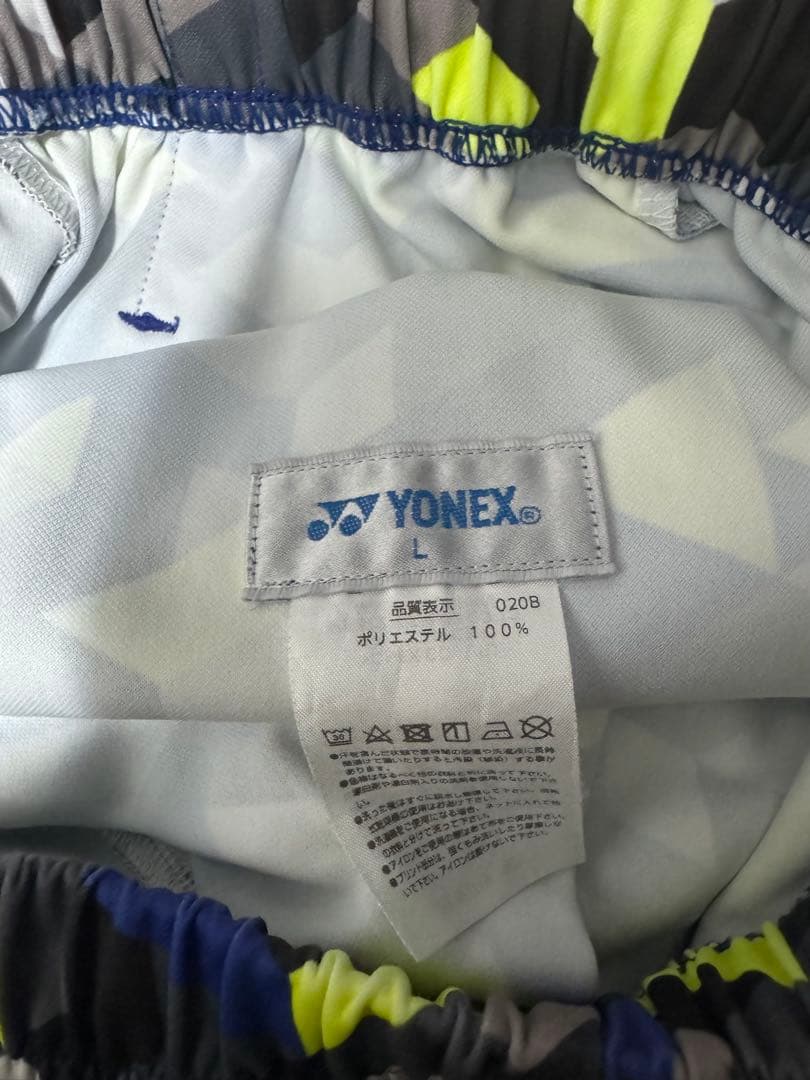YONEX 幾何学模様 バドミントンパンツ L