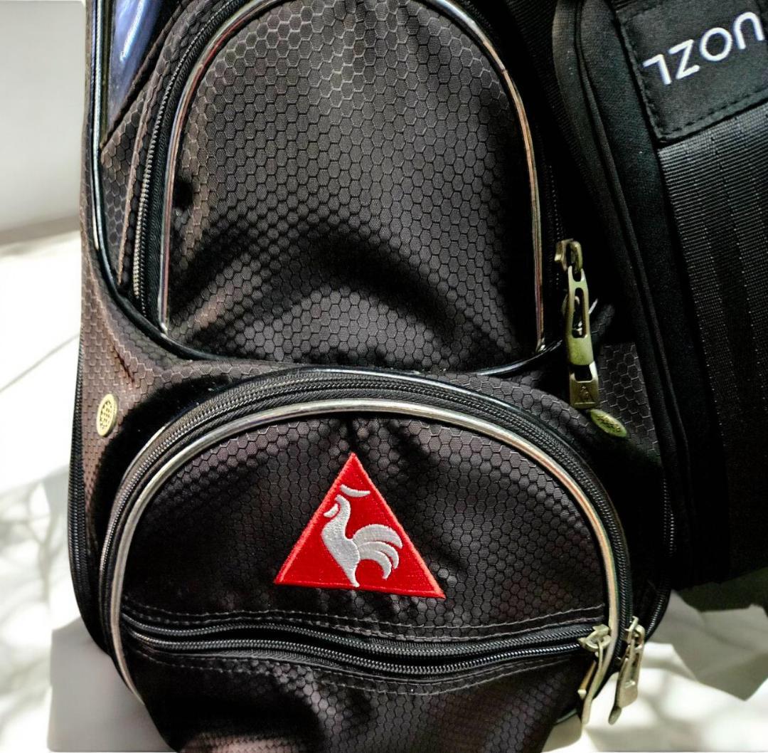 niconico送料無料/　le coq sportif ゴルフバッグ 黒