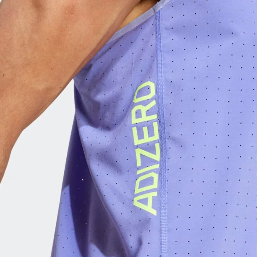 ■新品 adidas ADIZERO シングレット 紫M タンクトップ■