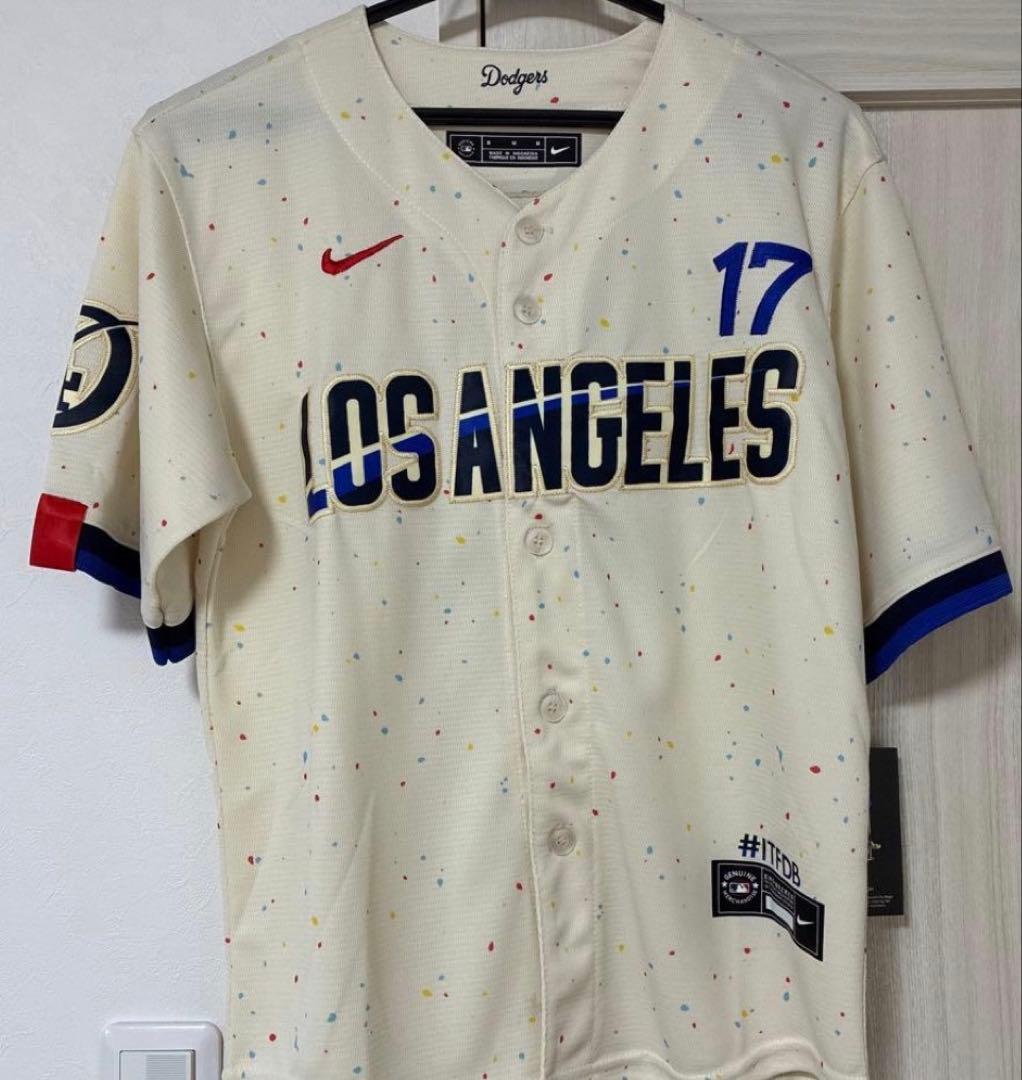大谷翔平Nike ロサンゼルスドジャース　ユニフォーム シティコネクト　Lサイズ