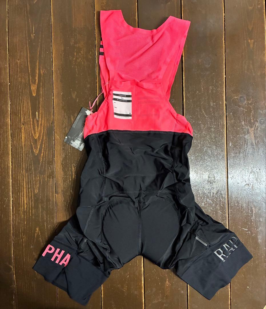 【新品未使用品】Rapha プロチーム ビブショーツⅡ ロング ピンク/ブラック