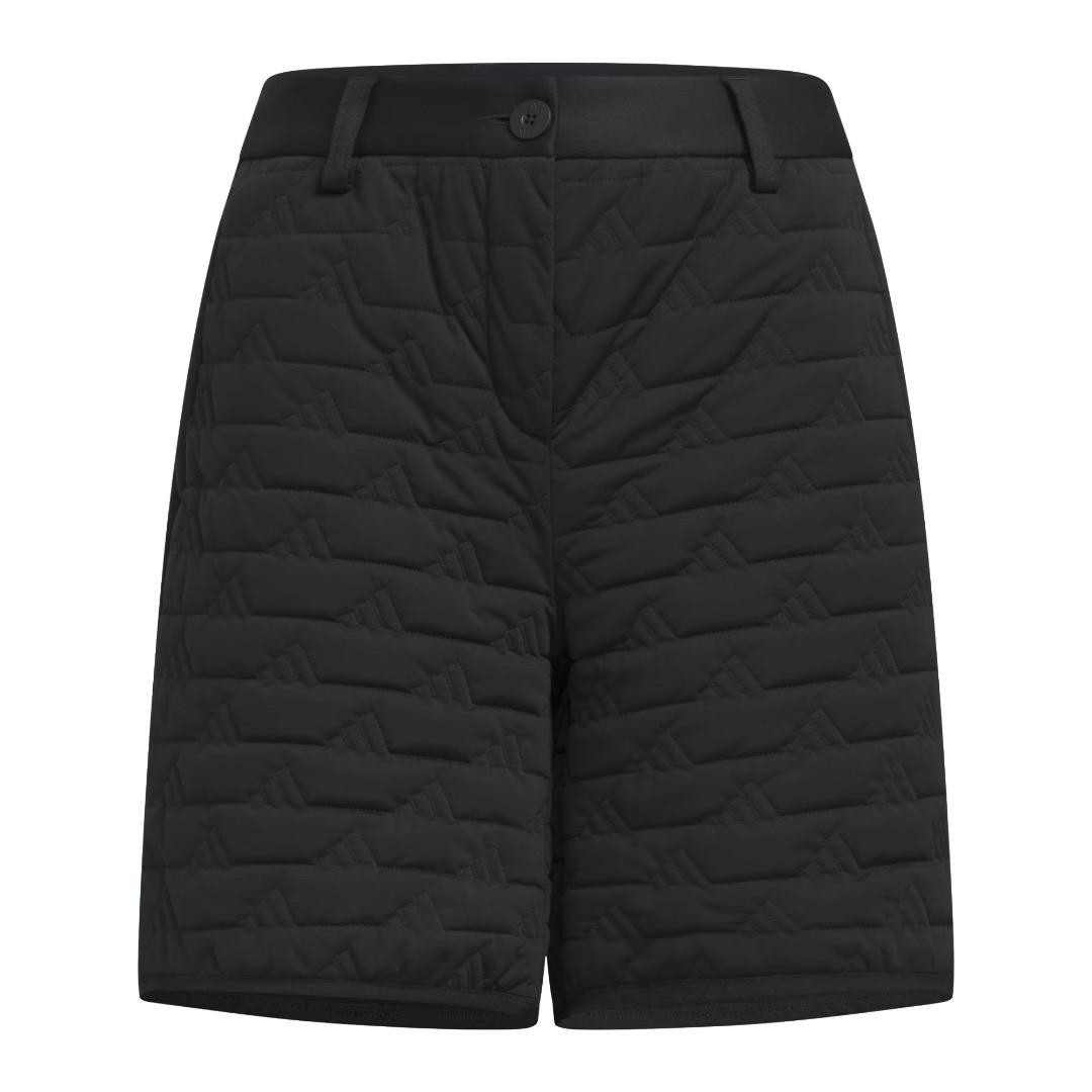 【S】秋冬 定価34,100円 アディダス ゴルフ 中綿 キルト セットアップ黒