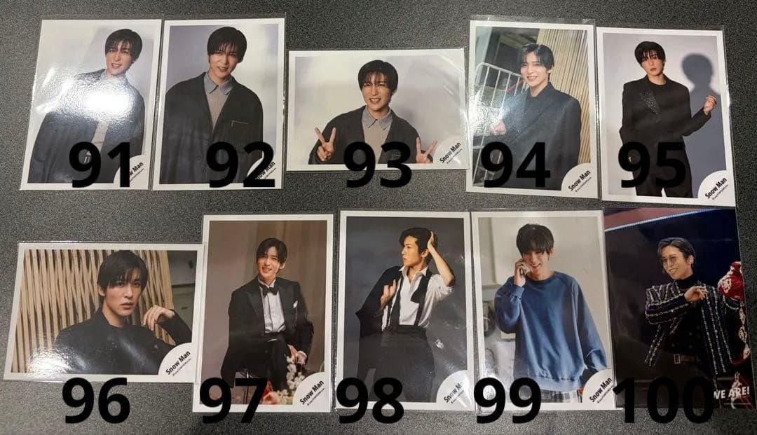 man 公式写真　目黒蓮　100枚セット