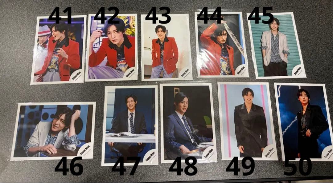 man 公式写真　目黒蓮　100枚セット