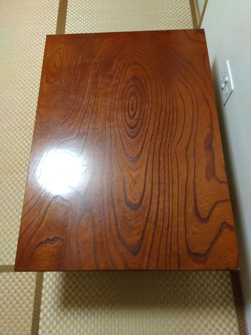 座卓　脚折畳み可能　木目