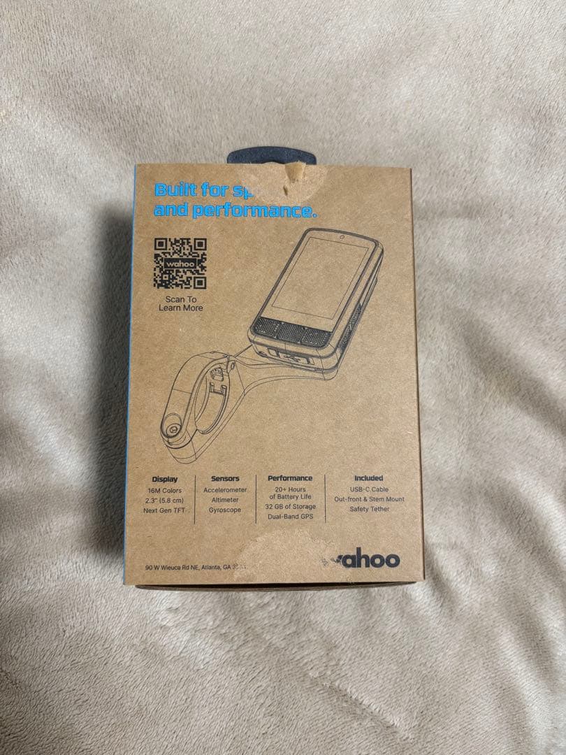 Wahoo ELEMNT BOLT3第3世代サイクルコンピューター GPS
