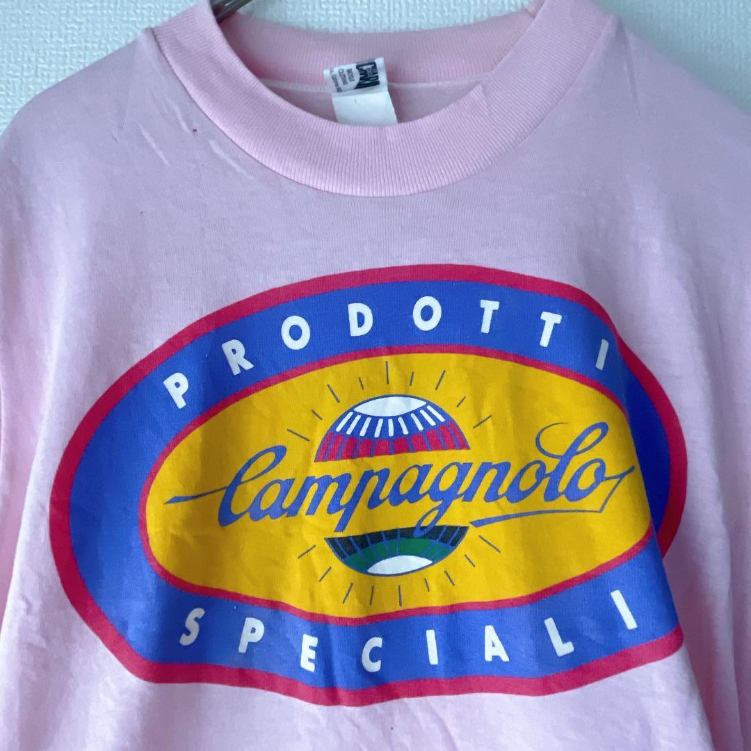 希少✨ヴィンテージ Campagnolo サイクルジャージ ピンク USA製