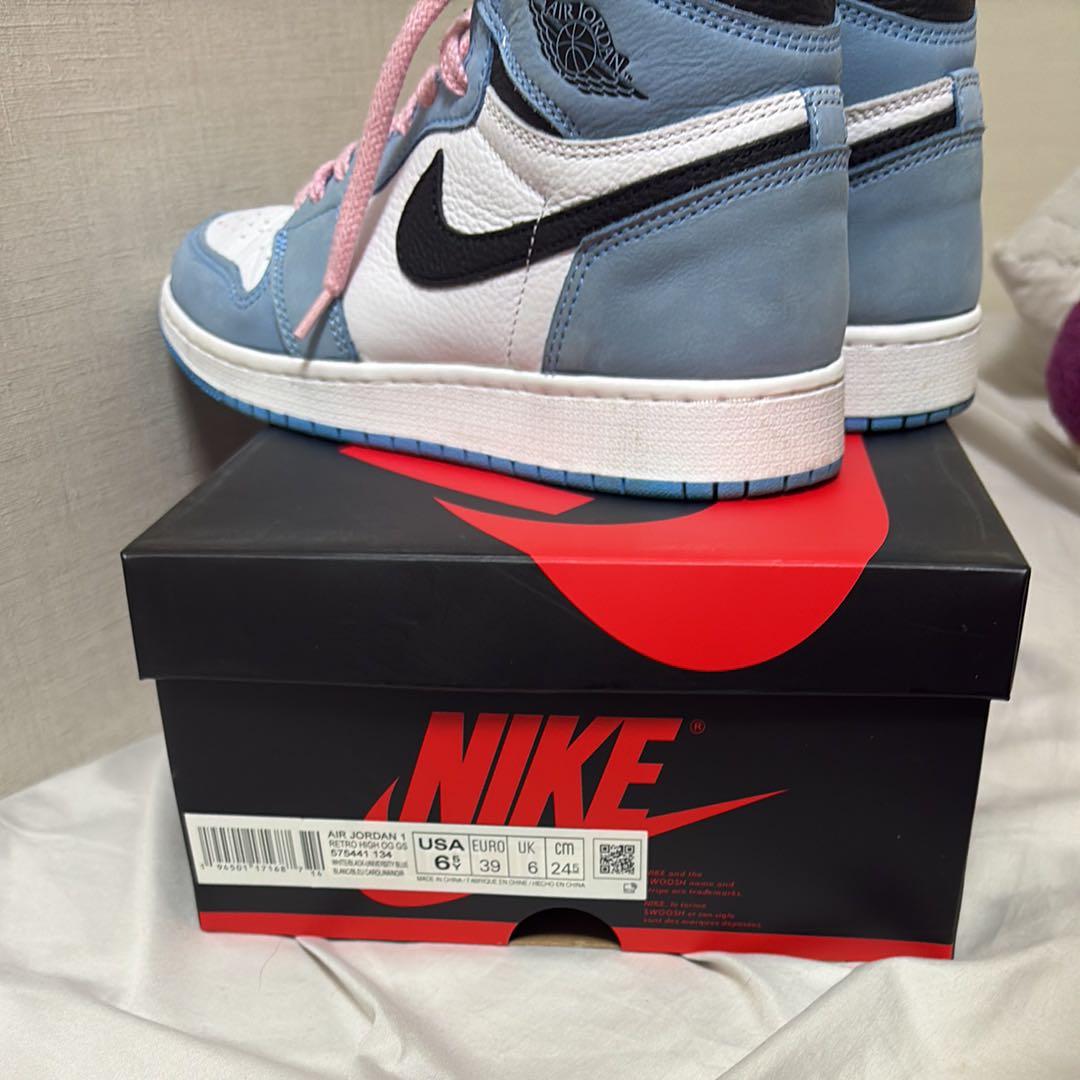 シューズ(女性用) Nike GS Air Jordan 1 University Blue