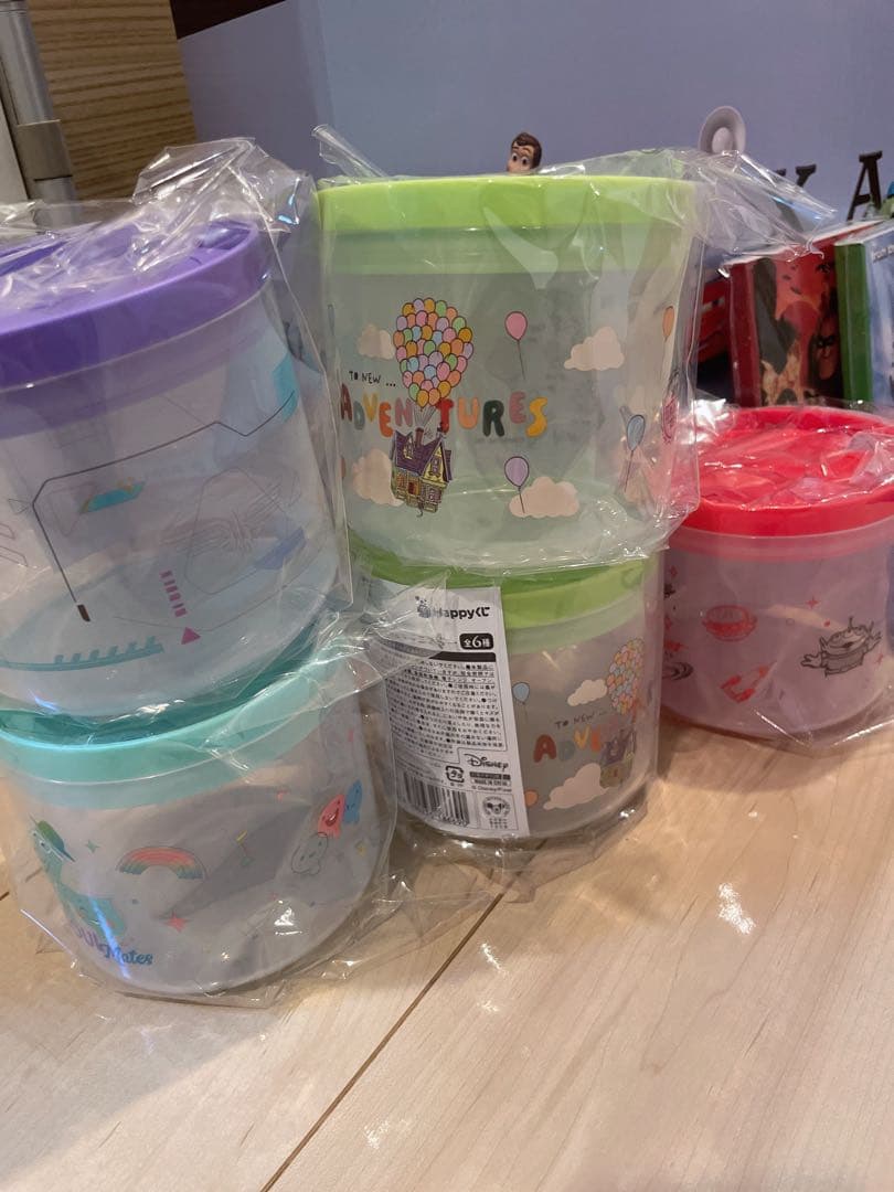 ディズニー　ピクサー Happyくじ フィギュア　ポストカード14点　まとめ売り