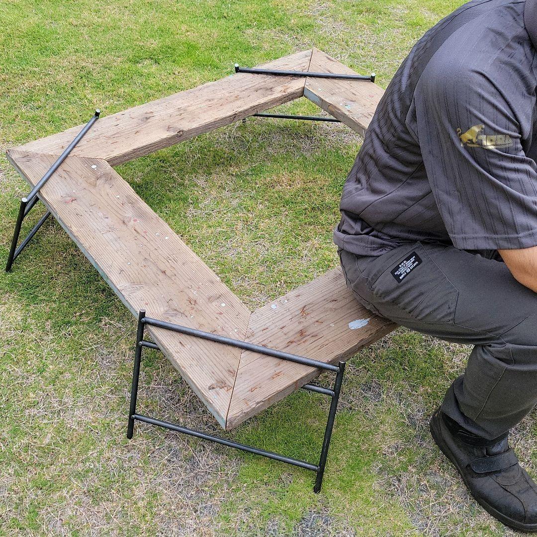 囲炉裏テーブル　BBQ アウトドア　テーブル　多機能テーブル　キャップ