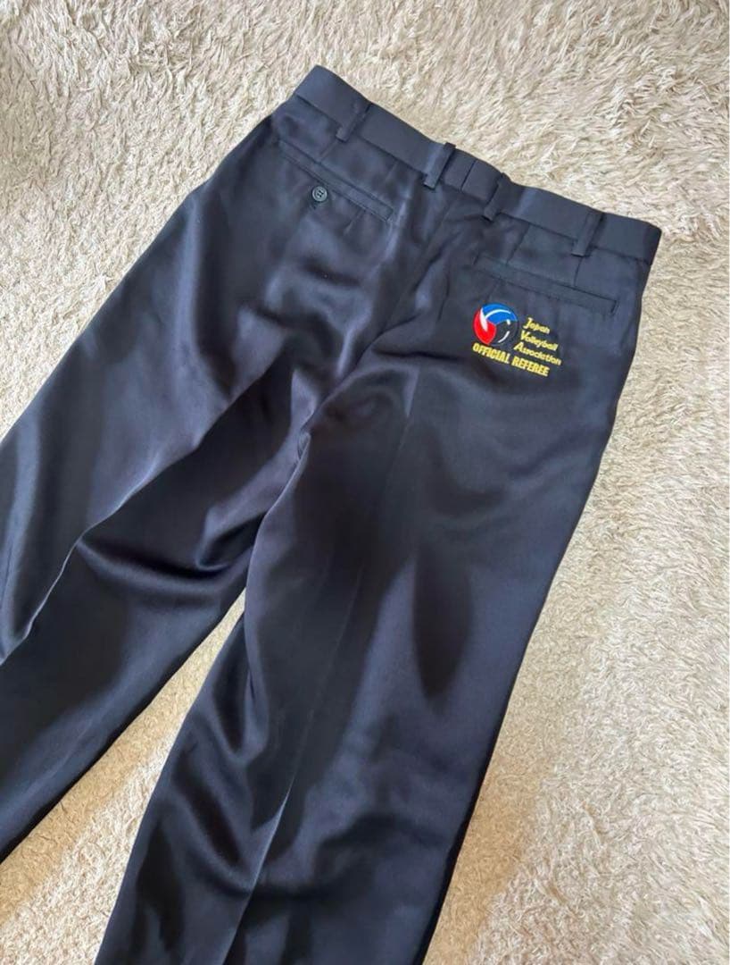 バレーボール公式審判用パンツ レフリー黒
