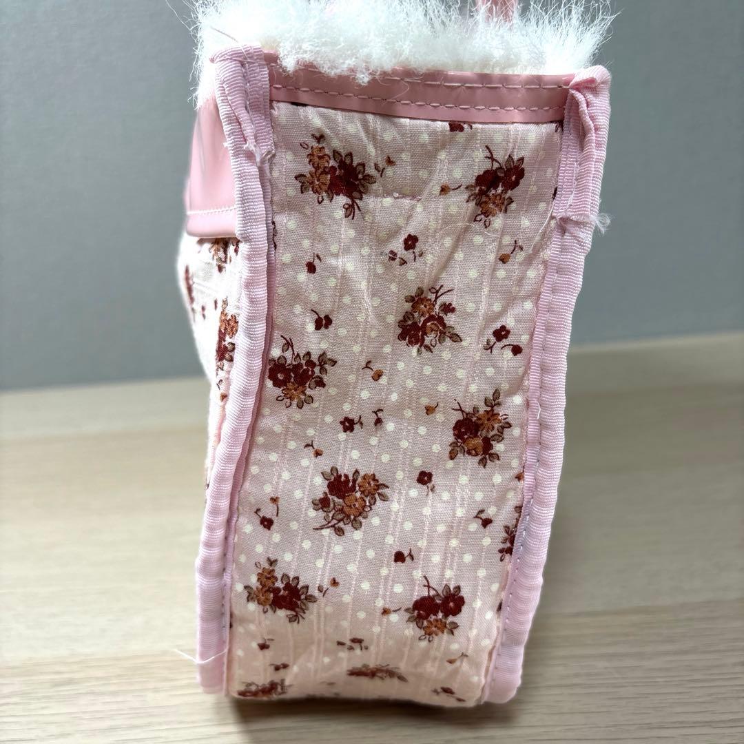 Chacott チャコット　バレエ　レッスンバッグ　キッズ　ピンク　ファー