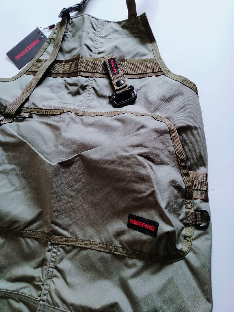 新品タグ付 BRIEFING TOOL APRON ツールエプロン 緑 オリーブ