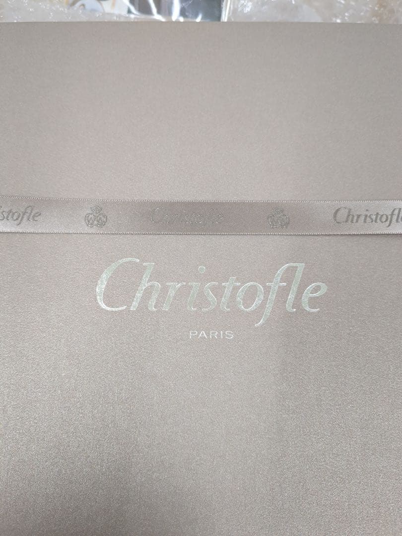 m　新品　未使用品　クリストフル　ケーキスタンド3段　シルバープレート