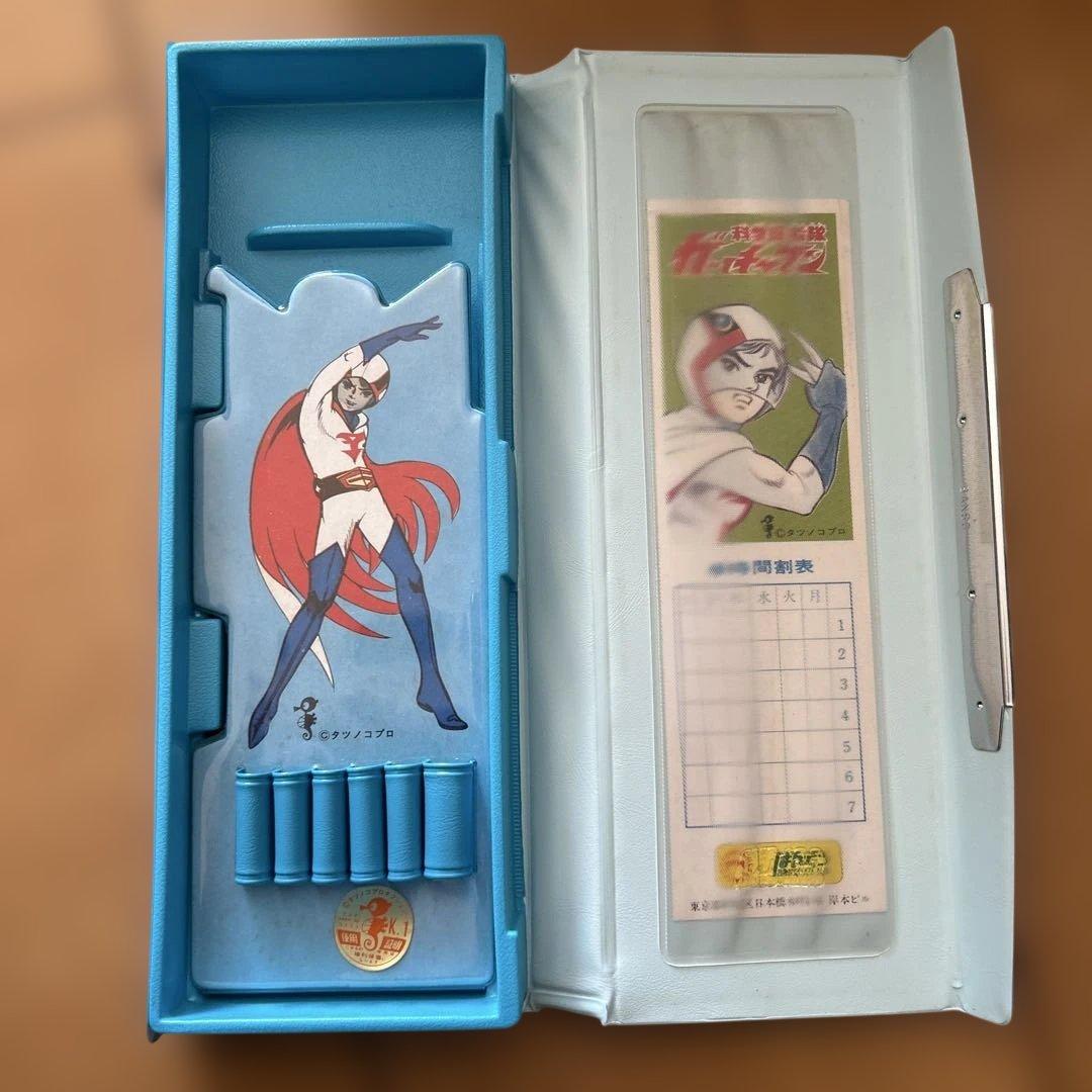ガッチャマン　筆箱　昭和　レトロ　ペンケース バンダイ