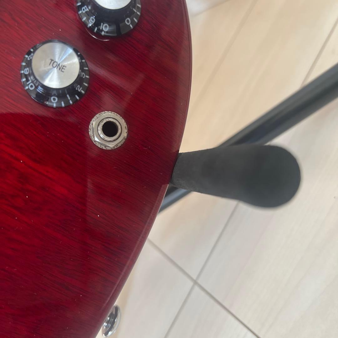 美品 グラスルーツ エレキギター Grass Roots G-SG Cherry