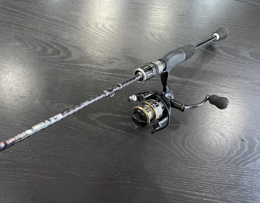 釣りセット2ピースロッド（168cm)&リール・トラウトスプーンセット&糸巻き付
