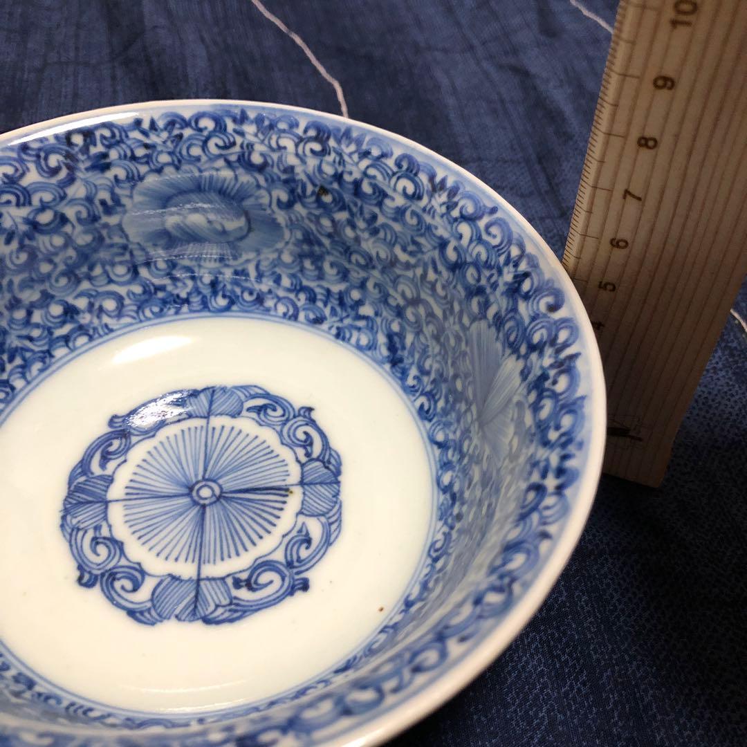 古伊万里　鉢　花みじん紋様　江戸時代　逸品