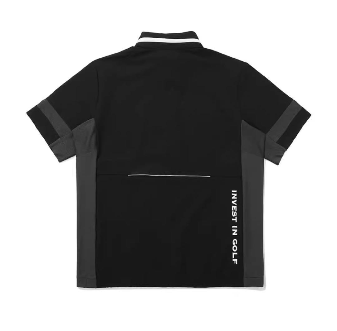 Malbon ゴルフ セットアップ 半袖ハーフジップ＋ショートパンツ