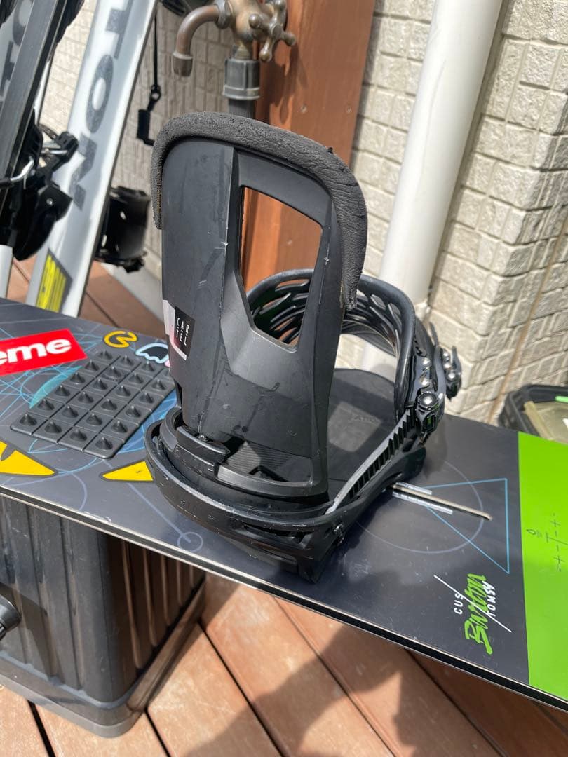 Burton カスタム スノーボード バインディング付き　キャンバー