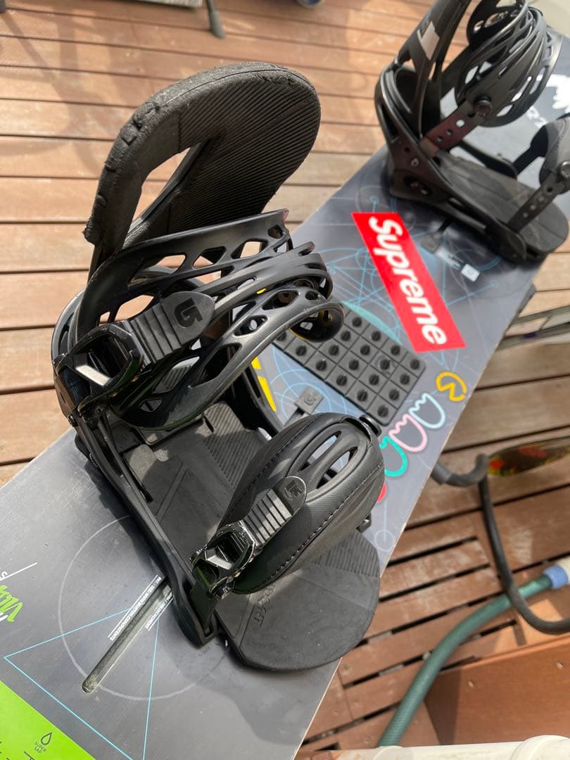 Burton カスタム スノーボード バインディング付き　キャンバー