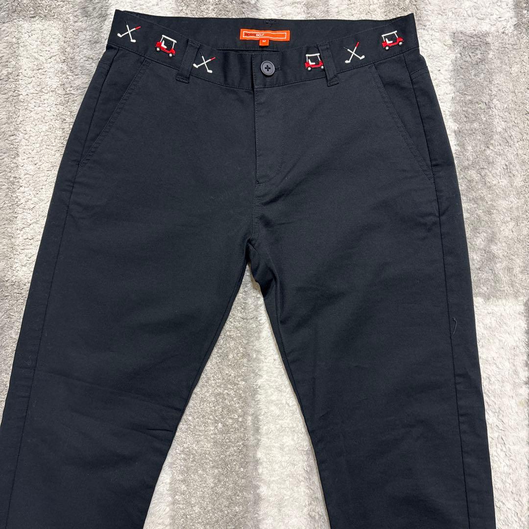 beams golf ビームスゴルフ　ゴルフパンツ　Mレディースゴルフウェア　黒