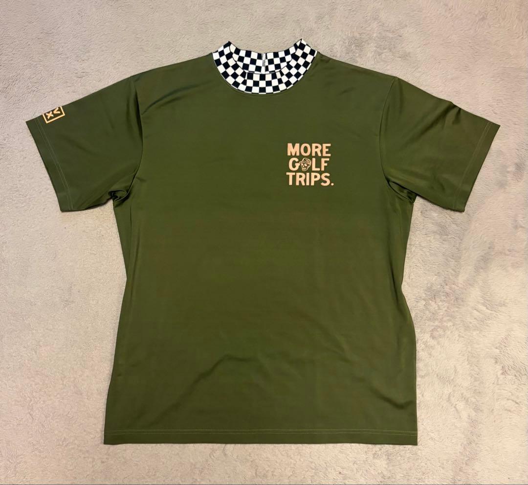 DEVEREUXGOLF MORE TRIPチェッカーリブモックTEE XL