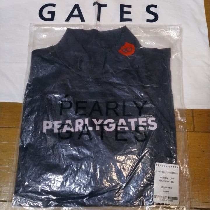 ⭐新品⭐未使用⭐パーリーゲイツ⭐長袖⭐モック⭐濃紺⭐S⭐