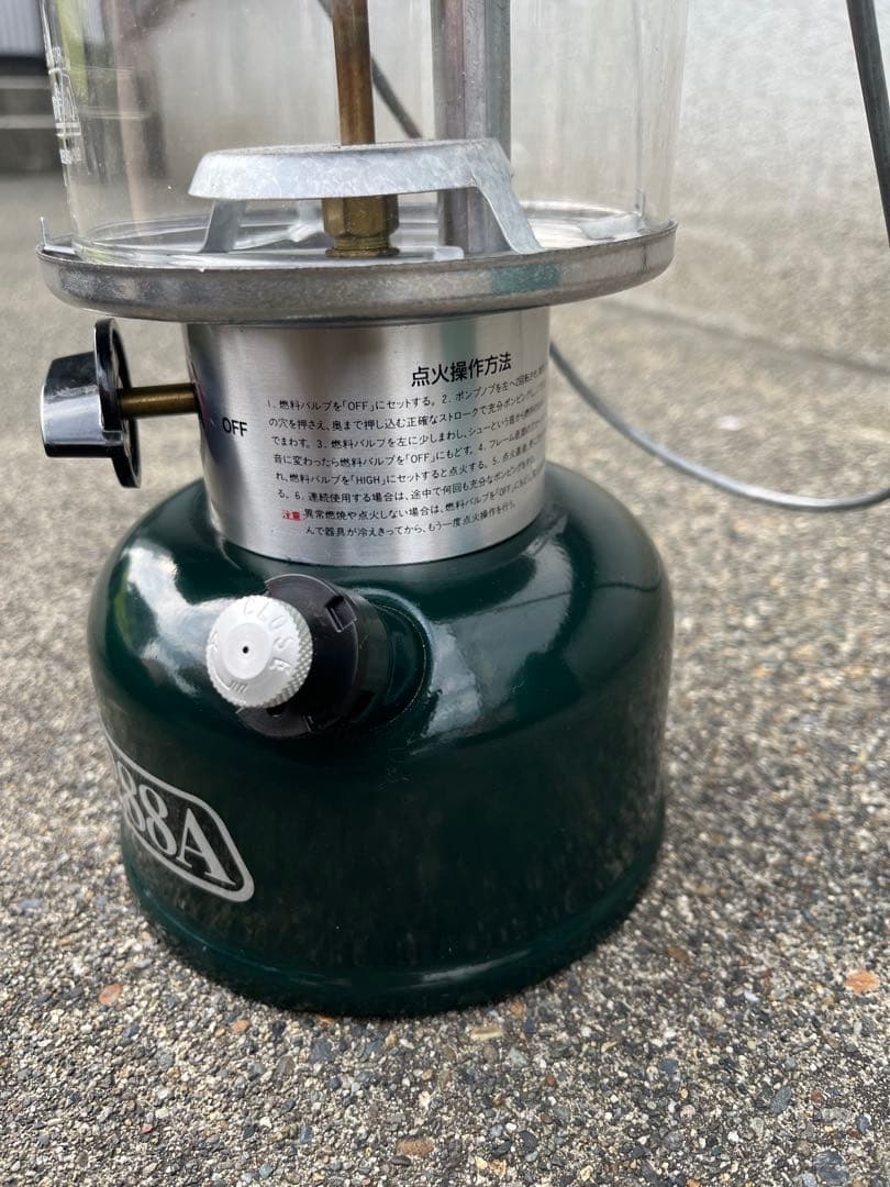 Coleman 288A ランタン グリーン 付属品あり
