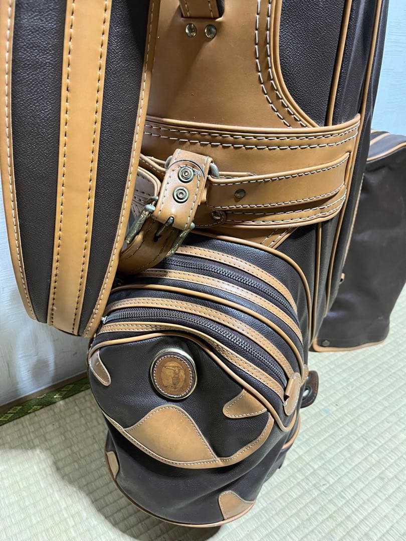稀少！合成皮革 ！TRUSSARDI　トラサルディ　キャディバッグ