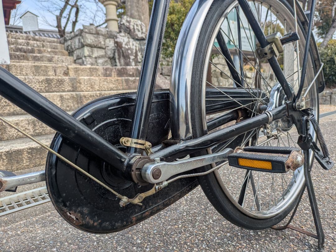 実用車 昭和 レトロ 自転車 ビンテージ ロッドブレーキ