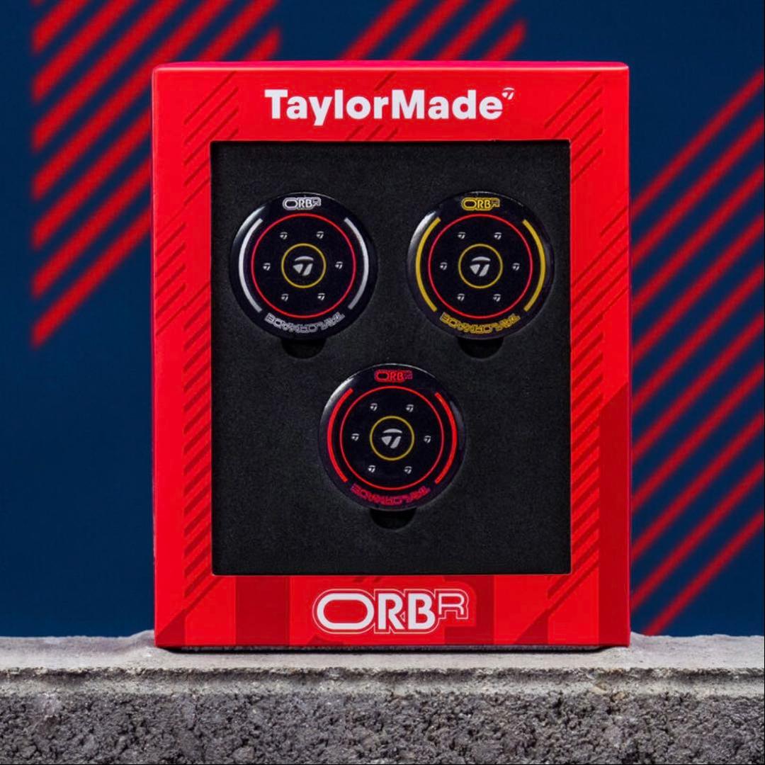 【TaylorMade 】TM25 TM×ORBR ボールマーカー3個セット