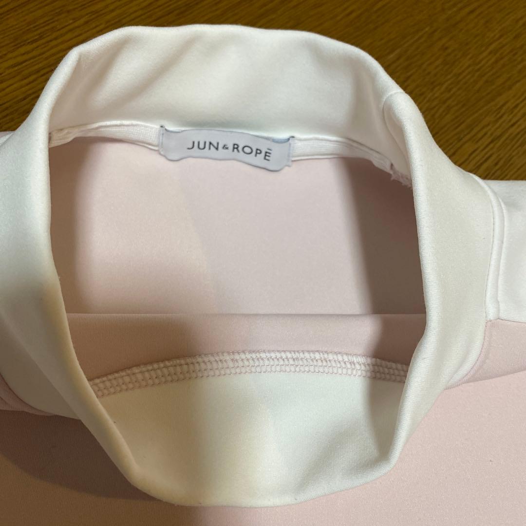 ジュンアンドロペ　ゴルフ　セットアップ　ピンク　白　軽量ダンボール　Ｍ〜Ｌ　美品