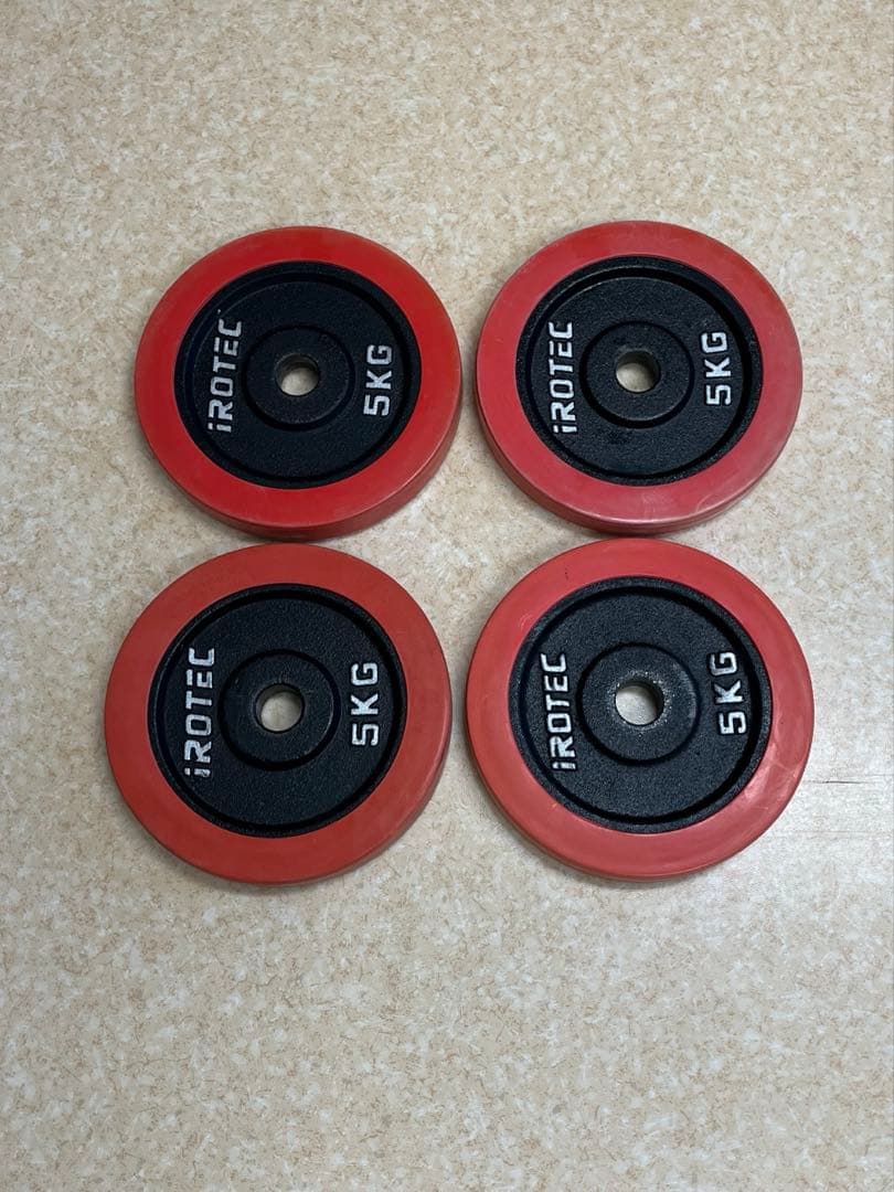 IROTEC ラバープレート 5kg 4枚セット③