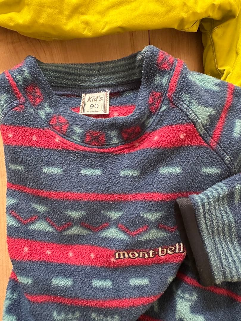 mont-bell子供用スキーウェアセット（90サイズ）