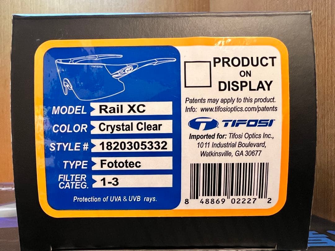 Tifosi Rail CX 調光レンズ サングラス