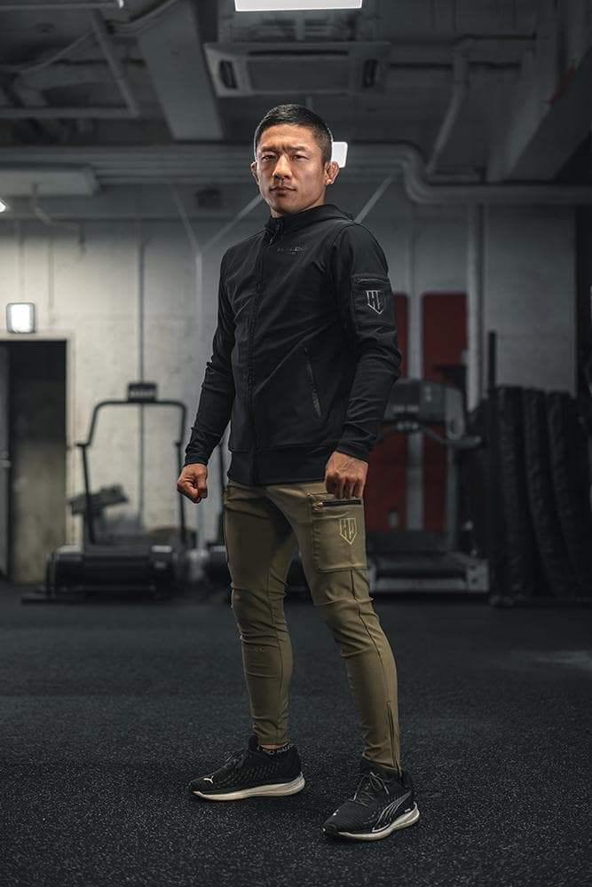ハレオ カーゴジップフーディー パーカー 黒 ブラック XXL ジム HALEO