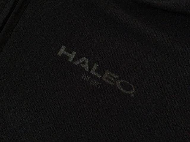 ハレオ カーゴジップフーディー パーカー 黒 ブラック XXL ジム HALEO