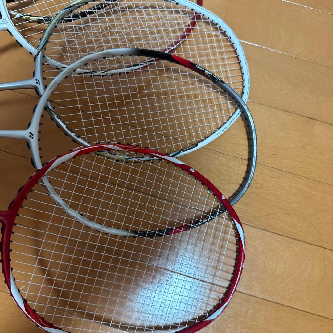 25万円相当のバドミントンラケット10本セット