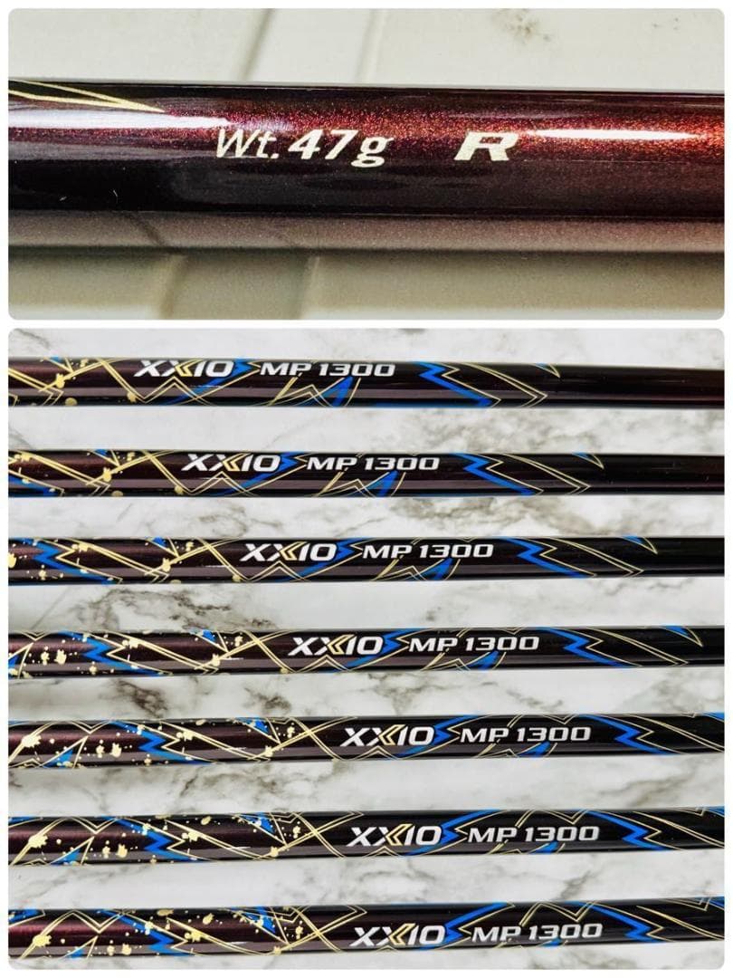 【良品】13代目ゼクシオ XXIO13 レッド メンズアイアンセット 7本 R